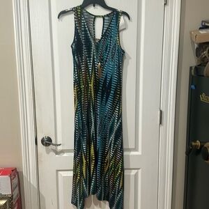 Mile Gabrielle Sz S sleeveless V-neck maxi, NWT